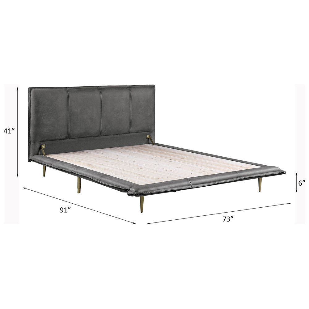 ACME BD00559Q Metis Gray Queen Bed  4