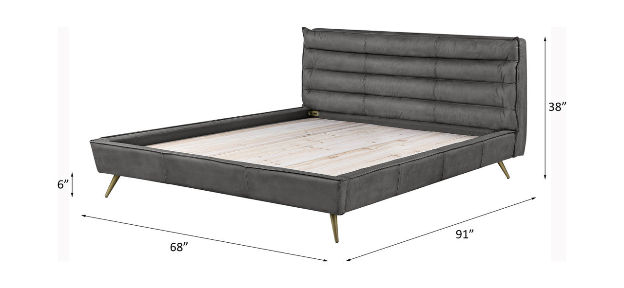 ACME BD00563Q Doris Gray Queen Bed  4