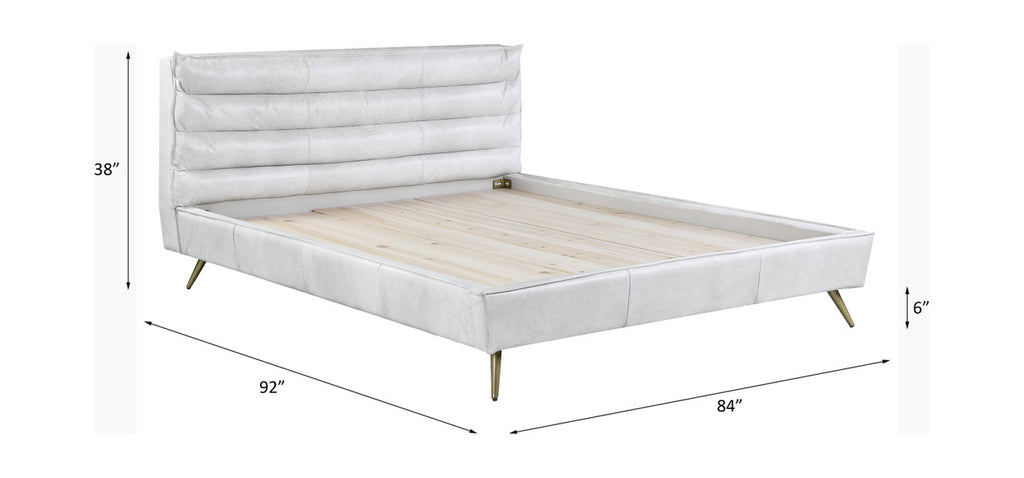 ACME BD00564EK Doris White Eastern King Bed  4