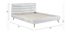 ACME BD00564EK Doris White Eastern King Bed  4