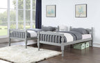 ACME BD00864 Homestead Gray Twin/Twin Bunk Bed  1