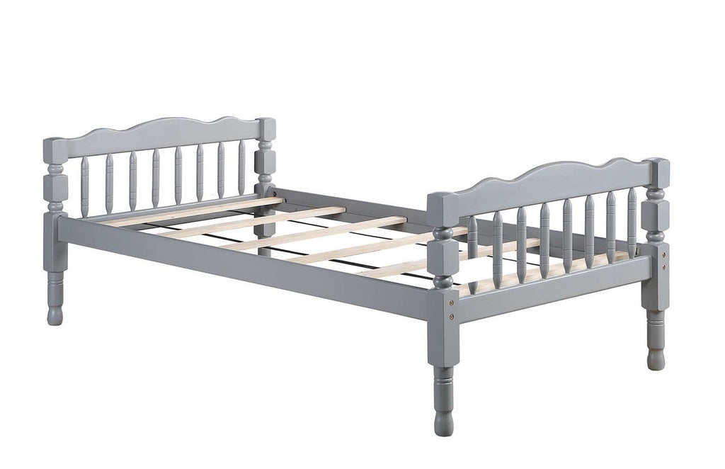 ACME BD00864 Homestead Gray Twin/Twin Bunk Bed  2