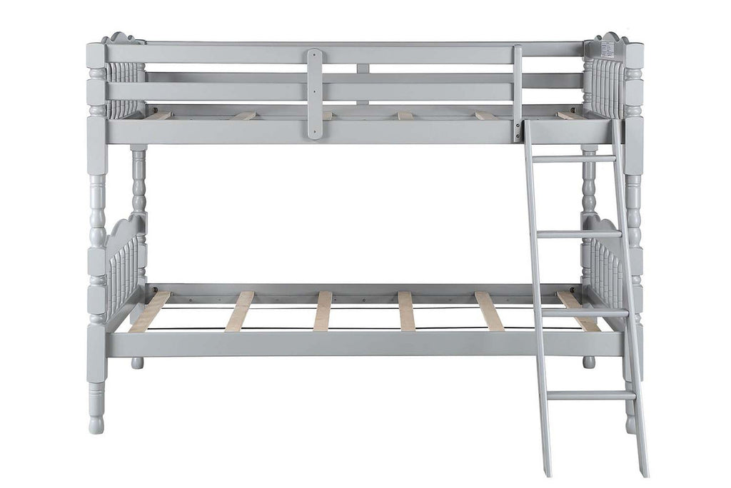 ACME BD00864 Homestead Gray Twin/Twin Bunk Bed  5