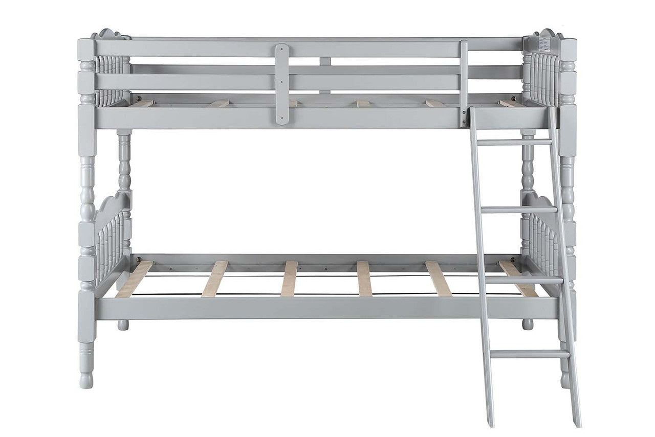 ACME BD00864 Homestead Gray Twin/Twin Bunk Bed  5