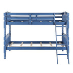 ACME BD00865 Homestead Dark Blue Twin/Twin Bunk Bed  2