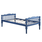 ACME BD00865 Homestead Dark Blue Twin/Twin Bunk Bed  3