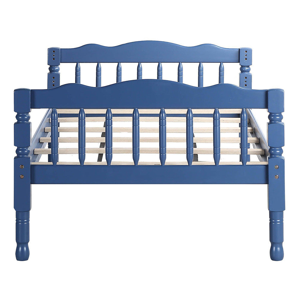 ACME BD00865 Homestead Dark Blue Twin/Twin Bunk Bed  4
