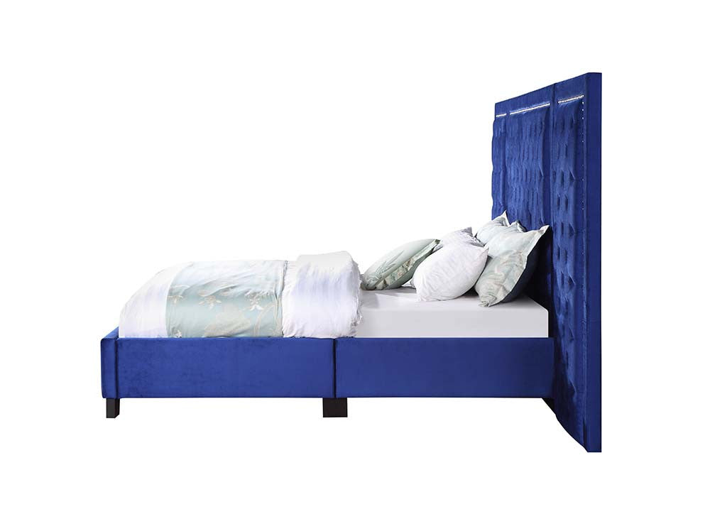 ACME BD00973Q Damazy Blue Queen Bed  2