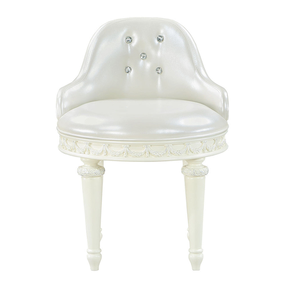 ACME Dorothy VANITY CHAIR W/SWIVEL - BD02272  2