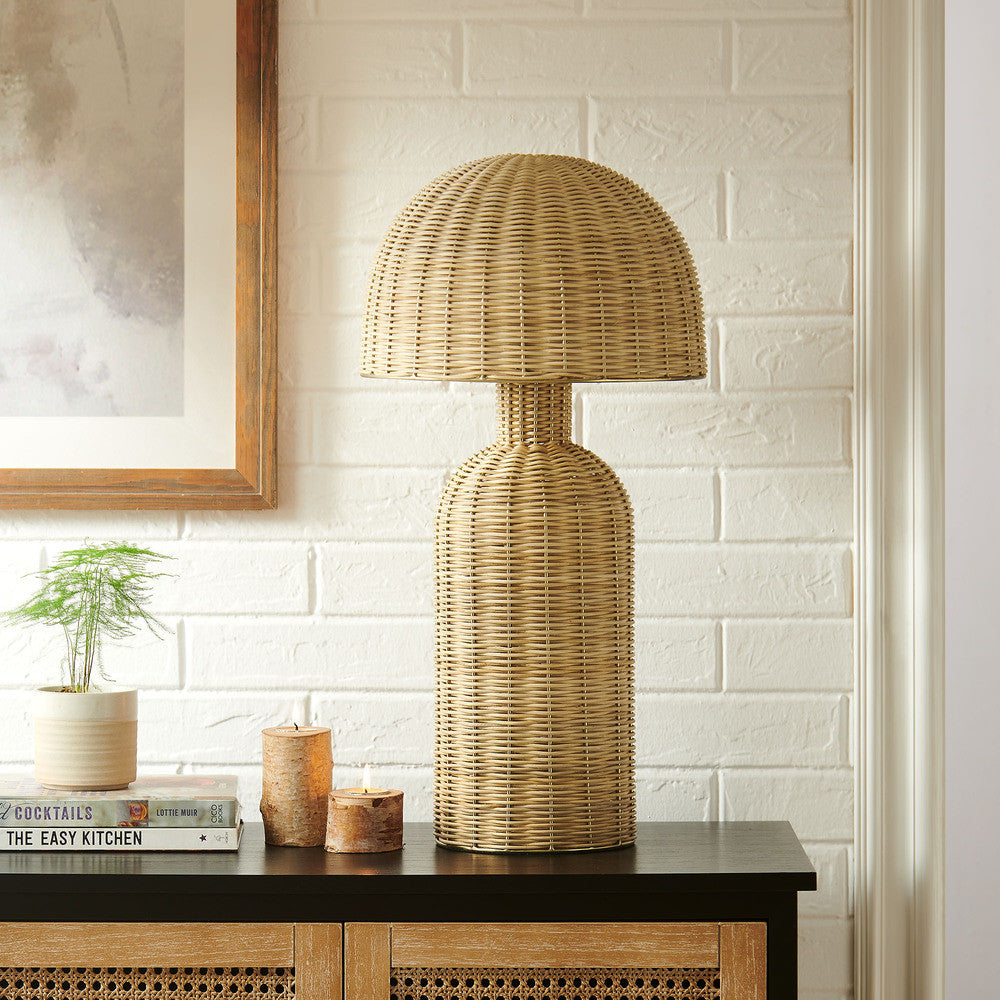 Briar Rattan Table Lamp by Modway  8