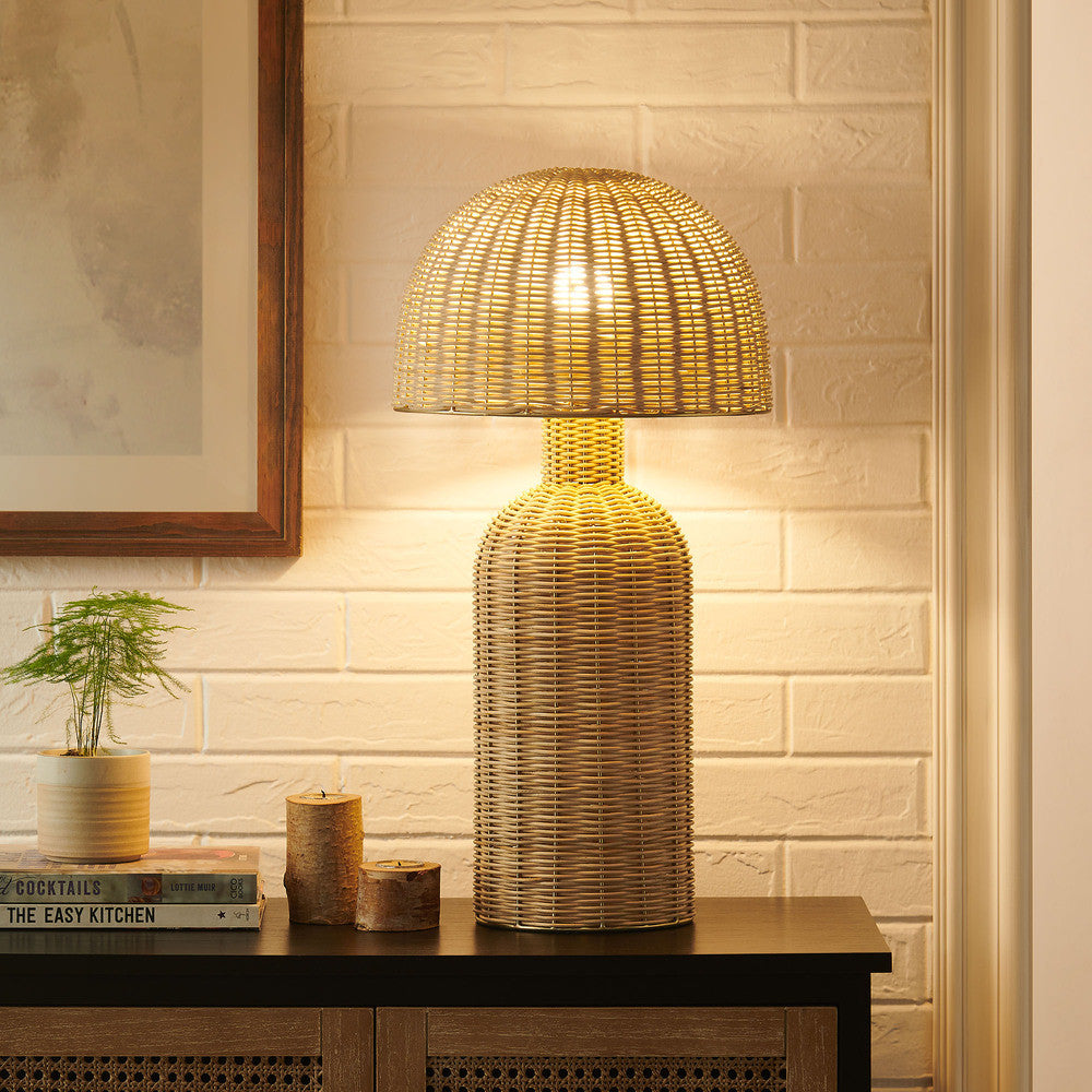 Briar Rattan Table Lamp by Modway  9