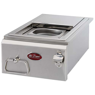 Cal Flame 12-Inch Built-in Cocktail Center With Ice Bin Cooler - BBQ12842P-12