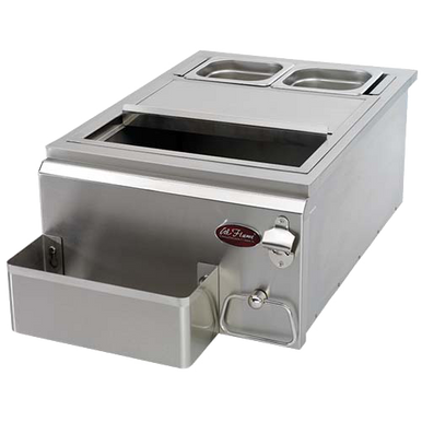 Cal Flame 18-Inch Built-in Cocktail Center With Ice Bin Cooler - BBQ11842P-18