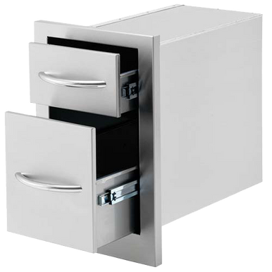 Cal Flame 13-Inch Double Access Drawer - BBQ07868P