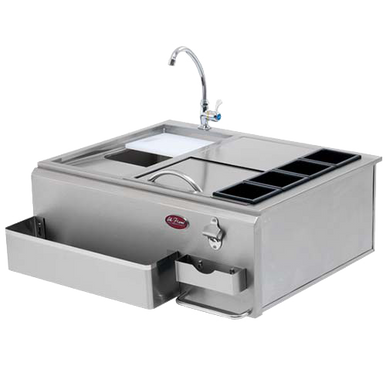 Cal Flame 30-Inch Built-In Bar Center With Sink - BBQ07902