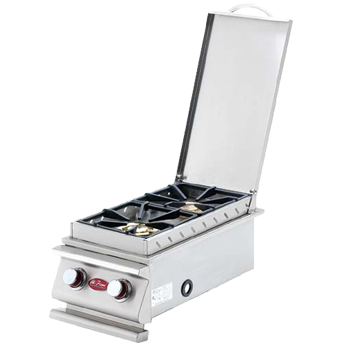Cal Flame Deluxe Double Built-in Side Burner - BBQ19899P