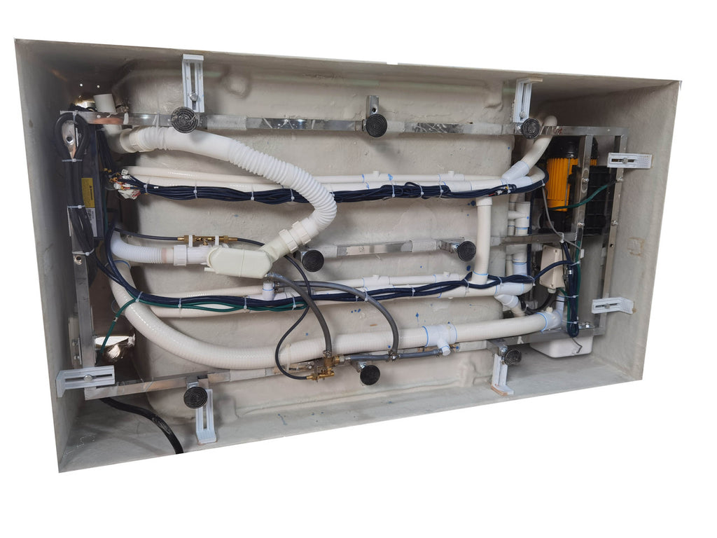 EAGO AM152ETL-5 5 ft Clear Rectangular Acrylic Whirlpool Bathtub