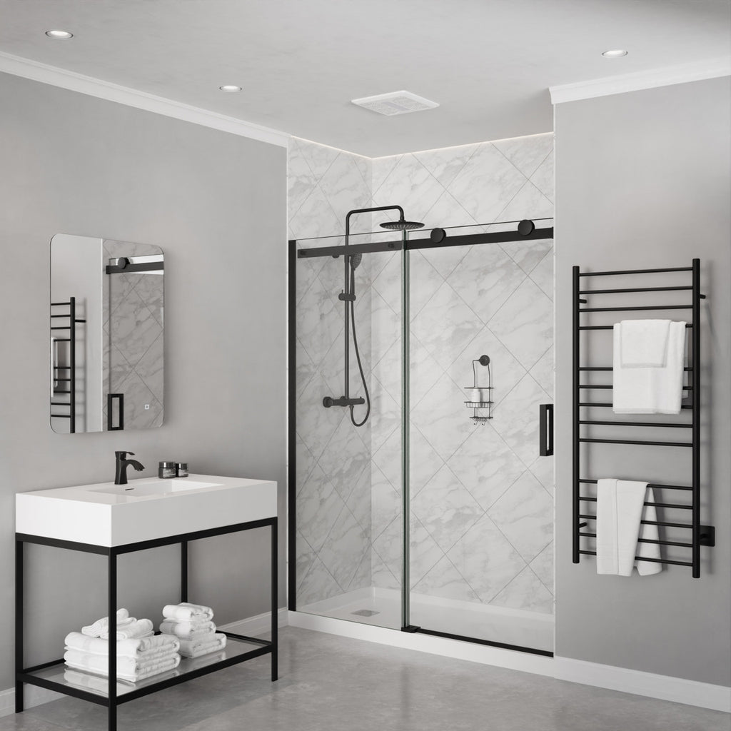 Daisy Series 80 CFM Ceiling Mount Bathroom Exhaust Fan with Brilliant LED Light and ENERGY STAR in Soothing White