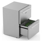 HCK 5.12 Cubic Ft. Indoor/Outdoor Stainless Steel Dual Drawer Refridgerator