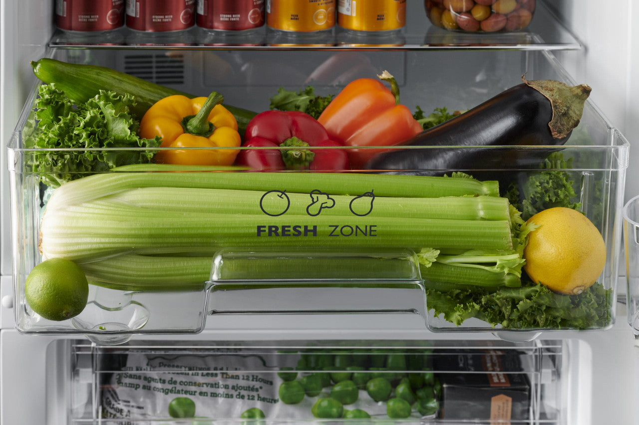 11 cu. ft. Retro Mod frost free refrigerator with bottom freezer - Right Hinged