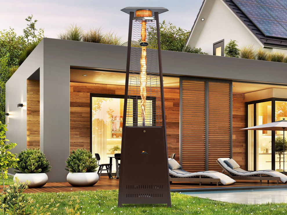 Paragon Outdoor Elevate Flame Tower Heater, 92.5", 42,000 BTU - OH-M842