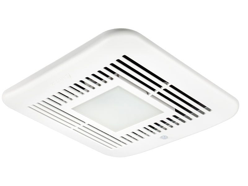 BreezElite ELT80-110MHLED Adj. High Speed 80/110 CFM, Dual speed fan/dimmable LED light w/Motion & Humidity sensors