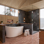 EAGO AM1800  6 ft White Free Standing Air Bubble Bathtub