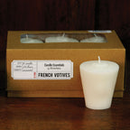 HomArt French Votive Candles- Box 6 - Ivory