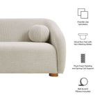 Holland 85" Chenille Fabric Sofa by Modway - EEI-7217-DOV  1