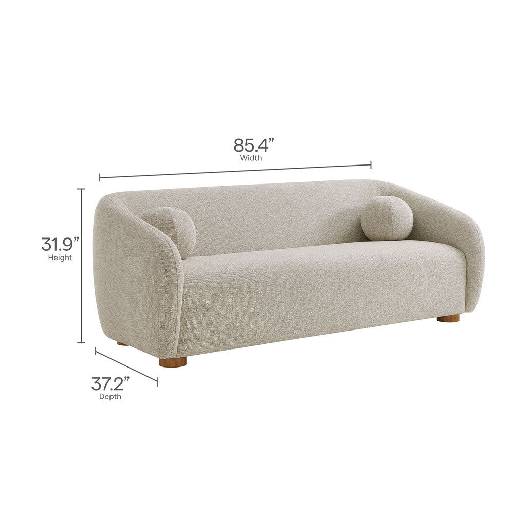 Holland 85" Chenille Fabric Sofa by Modway - EEI-7217-DOV  2