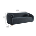 Holland 85" Chenille Fabric Sofa by Modway - EEI-7217-NAV  2