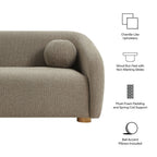 Holland 85" Chenille Fabric Sofa by Modway - EEI-7217-TAU  1