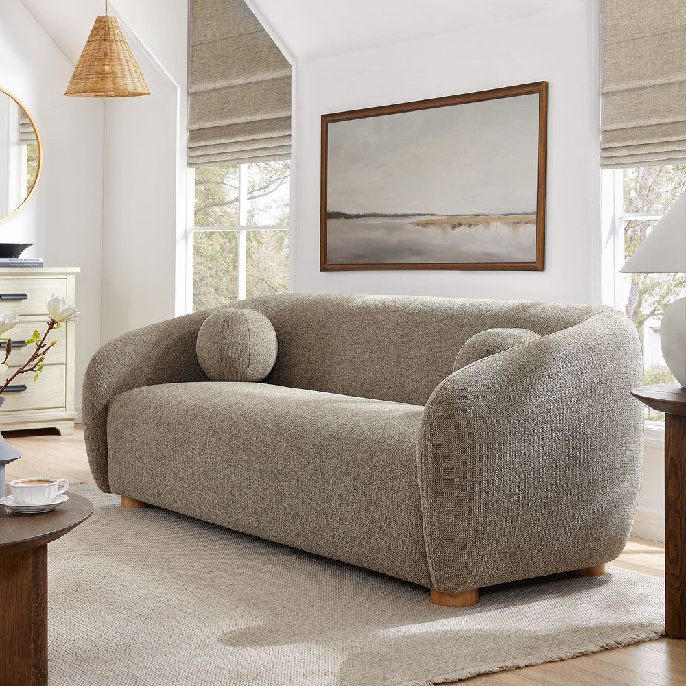 Holland 85" Chenille Fabric Sofa by Modway - EEI-7217-TAU  8