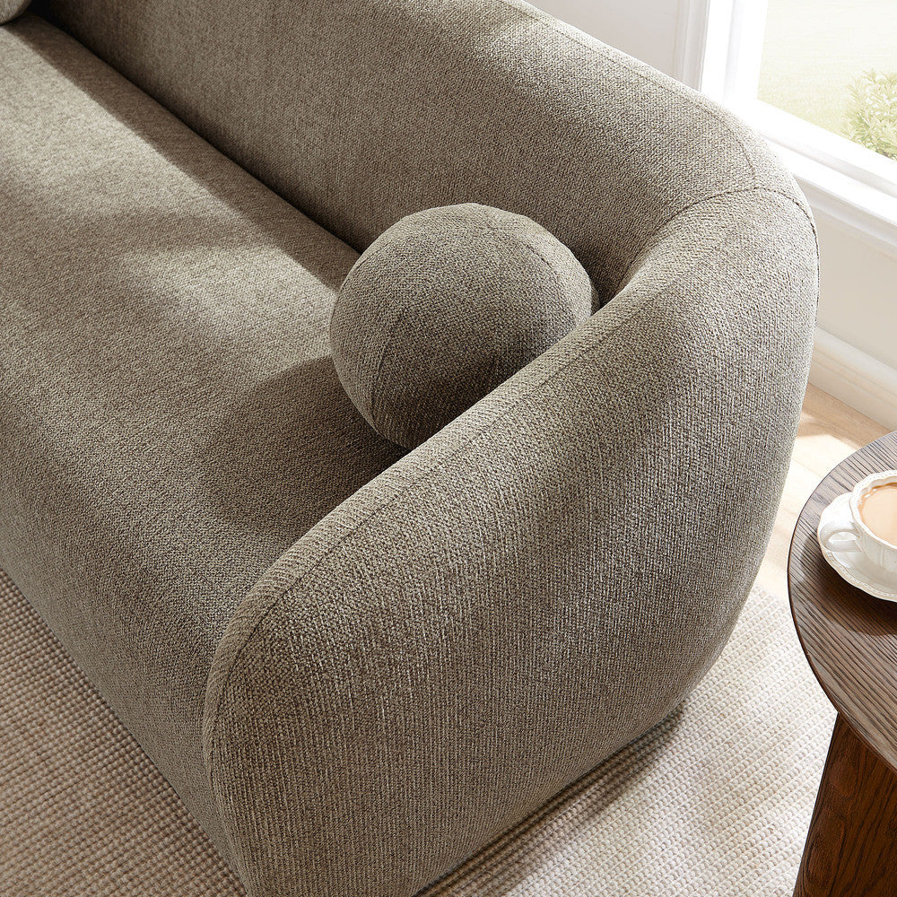 Holland 85" Chenille Fabric Sofa by Modway - EEI-7217-TAU  9
