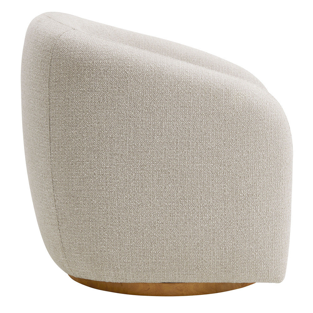 Holland Swivel Chenille Fabric Armchair by Modway - EEI-7218-DOV  4