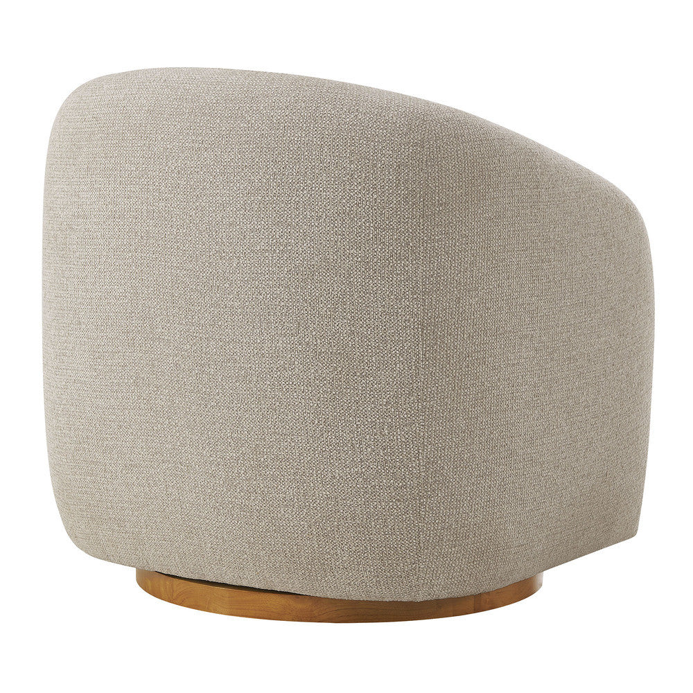 Holland Swivel Chenille Fabric Armchair by Modway - EEI-7218-DOV  5