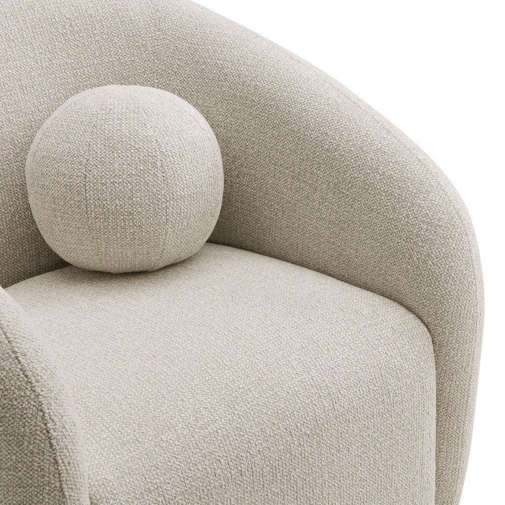 Holland Swivel Chenille Fabric Armchair by Modway - EEI-7218-DOV  7