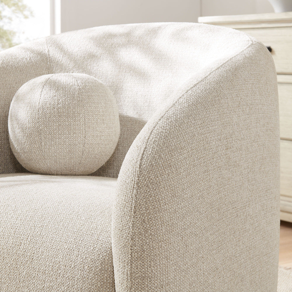 Holland Swivel Chenille Fabric Armchair by Modway - EEI-7218-DOV  9