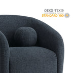Holland Swivel Chenille Fabric Armchair by Modway - EEI-7218-NAV  3