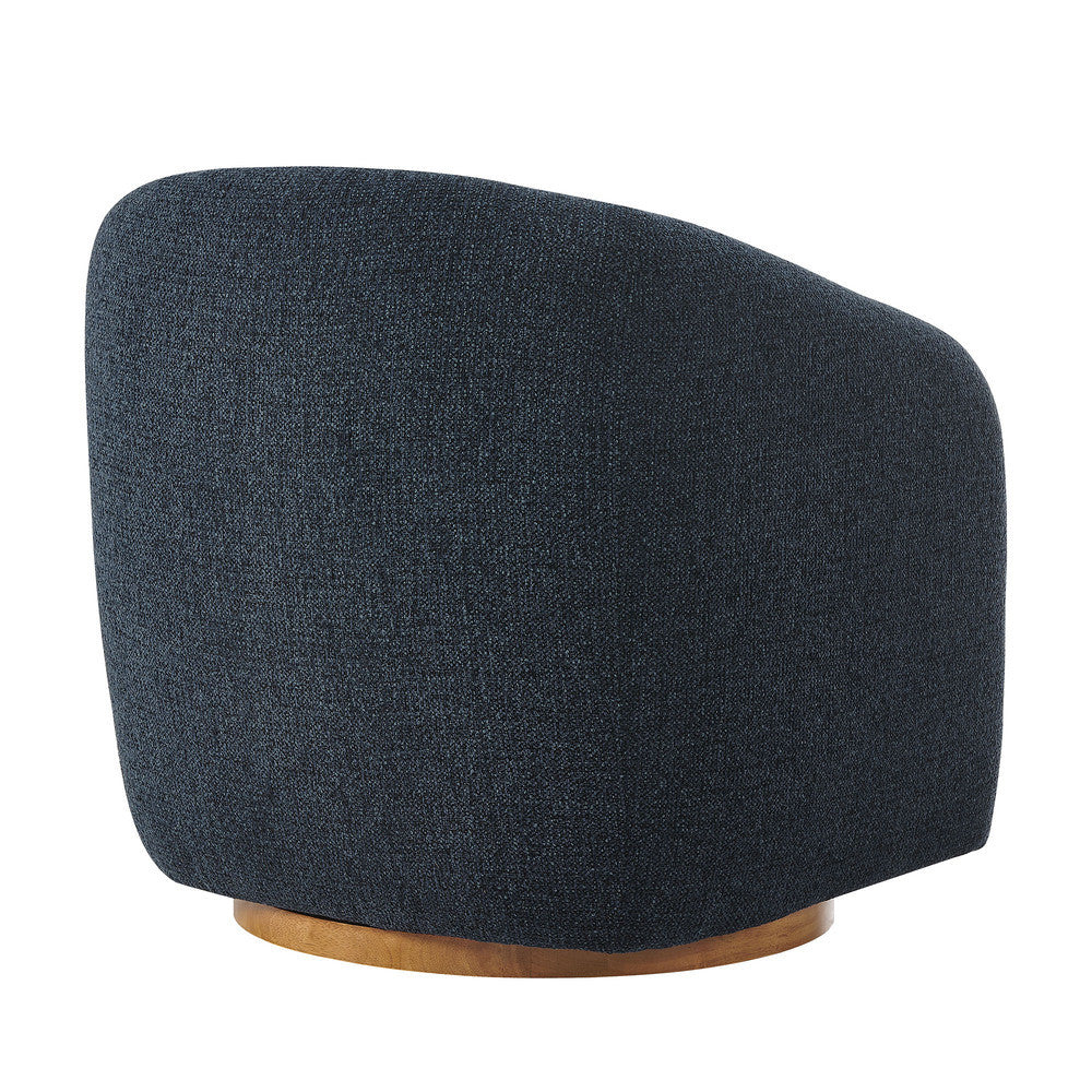 Holland Swivel Chenille Fabric Armchair by Modway - EEI-7218-NAV  5