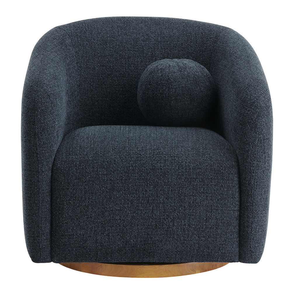 Holland Swivel Chenille Fabric Armchair by Modway - EEI-7218-NAV  6