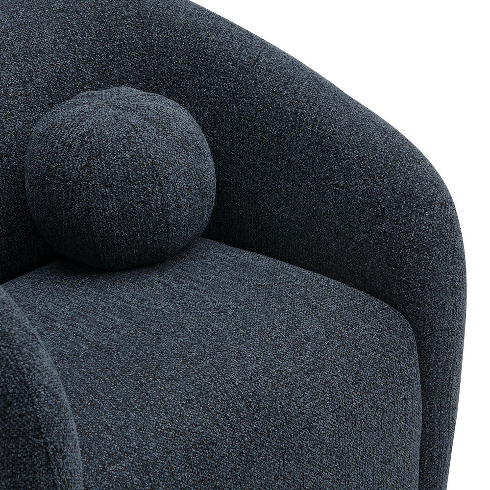 Holland Swivel Chenille Fabric Armchair by Modway - EEI-7218-NAV  7
