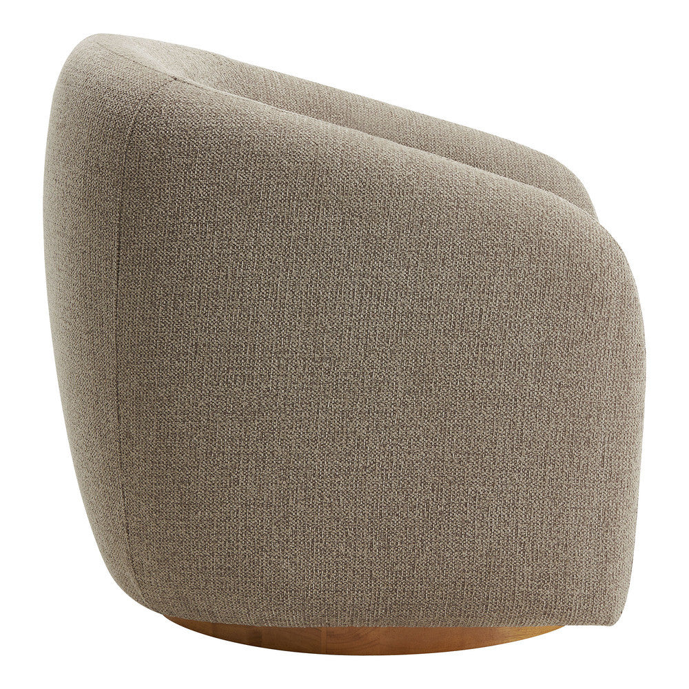 Holland Swivel Chenille Fabric Armchair by Modway - EEI-7218-TAU  4