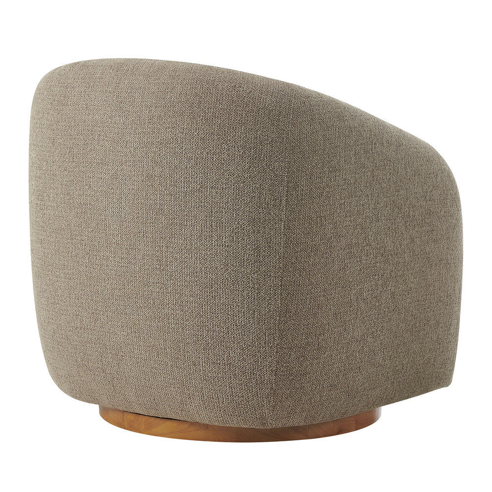 Holland Swivel Chenille Fabric Armchair by Modway - EEI-7218-TAU  5