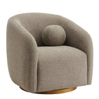 Holland Swivel Chenille Fabric Armchair by Modway - EEI-7218-TAU
