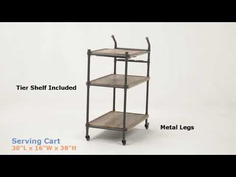 ACME AC00754 Brantley Serving Cart  5