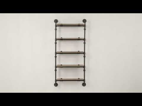 ACME AC00738 Brantley Wall Rack with 5 Shelves  4