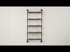 ACME AC00738 Brantley Wall Rack with 5 Shelves  4