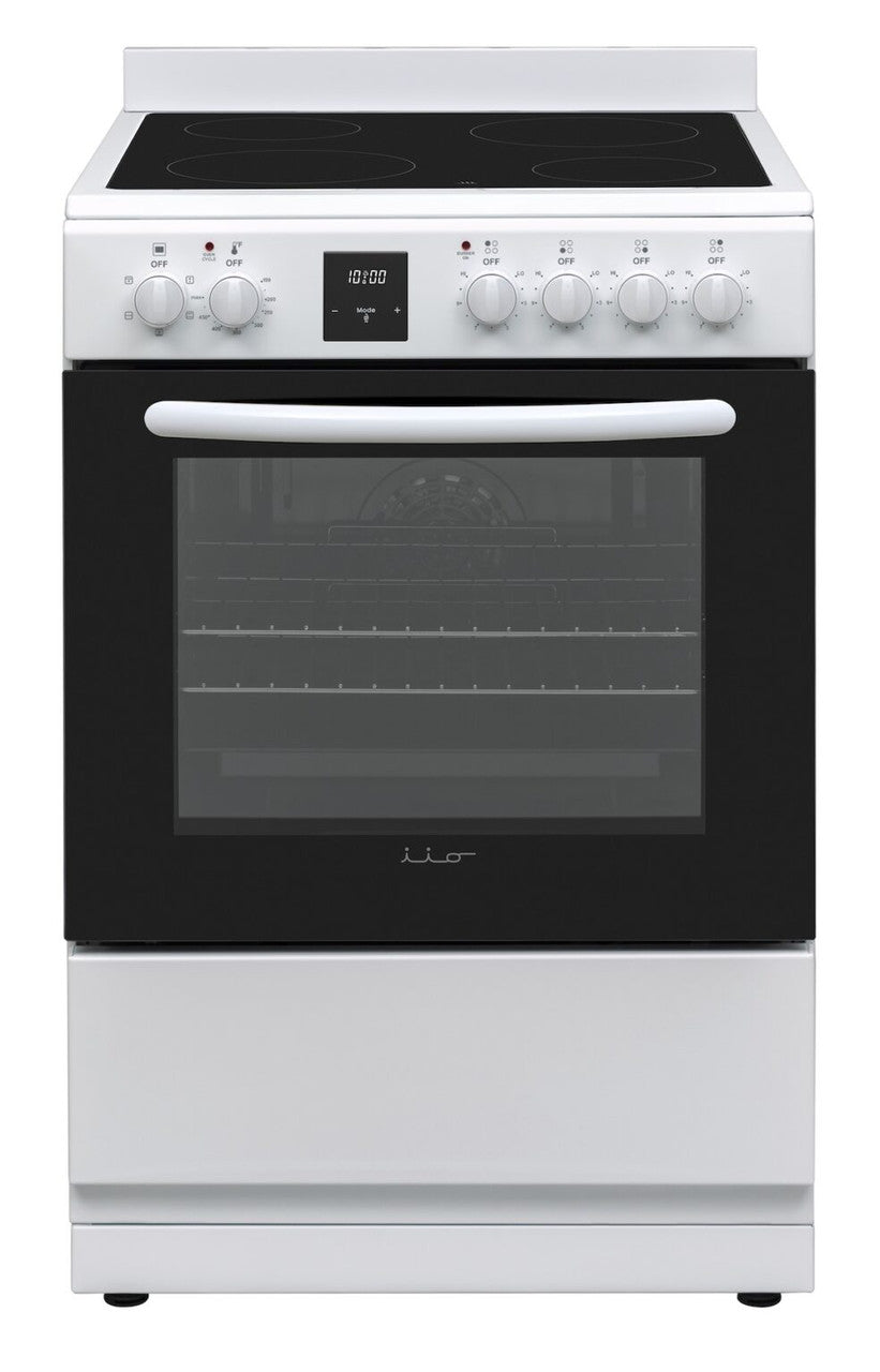 iio Professional Series Electric 4 Burner Stovetop And Oven Range - 24 Inch