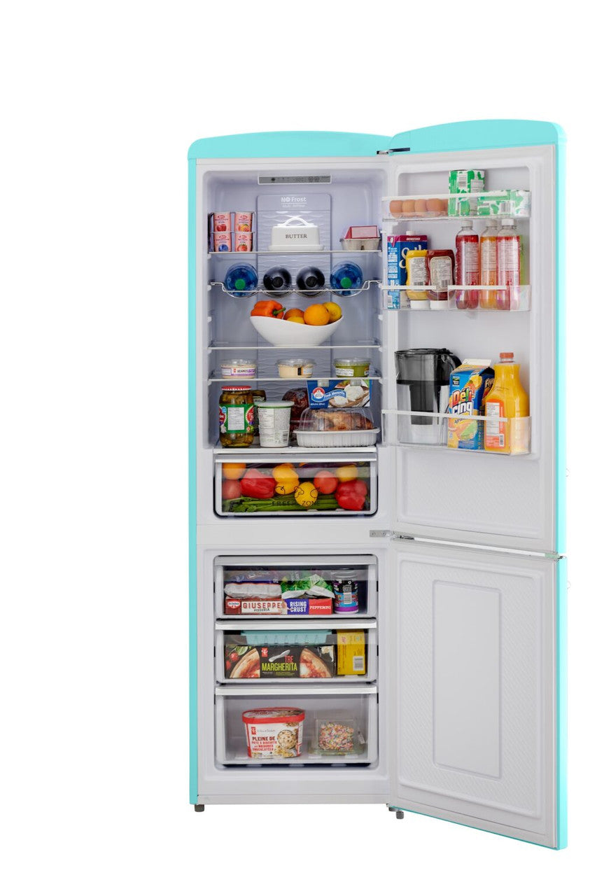 12 cu. ft. frost free Retro refrigerator with bottom freezer